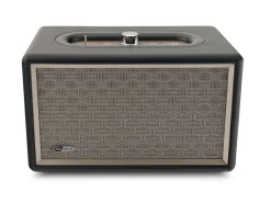 Caliber HFG311BT Bluetooth-Lautsprecher mit USB und Batterie - Retro Black< Lautsprecher