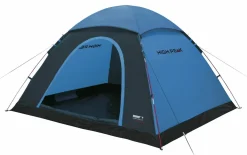 High Peak 4 Personen Kuppelzelte|Familienzelte^Monodome XL blaues Kuppelzelt