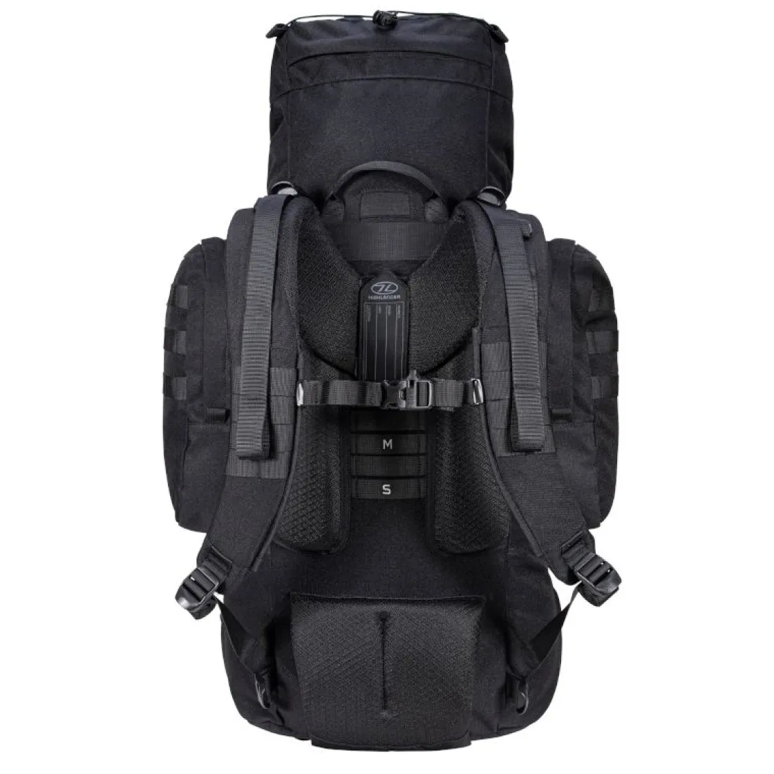 Highlander Backpacks-Forces Elite Pack 66 Rucksack – Schwarz