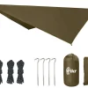Hikr Tarps^210 x 230 cm Tarp - Brown