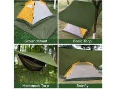 Hikr Tarps^210 x 230 cm Tarp - Brown