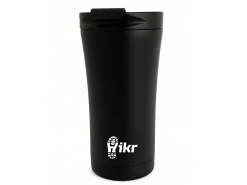 Hikr Edelstahl 380 ml Kaffeebecher To Go - Black< Becher & Tassen