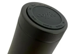 Hikr Edelstahl 380 ml Kaffeebecher To Go - Black< Becher & Tassen