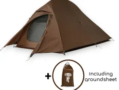 Hikr Trekkingzelte|Zelt 2 Personen^Hero 2-Personen-Campingzelt – Braun