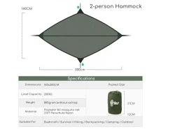 Hikr 2-Personen-Hängematte – Braun< Hängematten