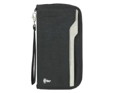 Hikr Reiseutensilien^Reisebrieftasche – Reisepasshülle - Black