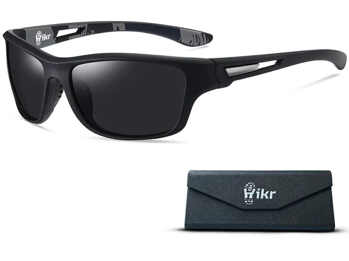 Hikr -Sonnenbrille – polarisiert - Black< Sonnenbrillen