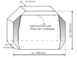 Hindermann Fahrradschutzhüllen-Concept ZWOO Fahrradschutzhülle - 3 Fahrräder