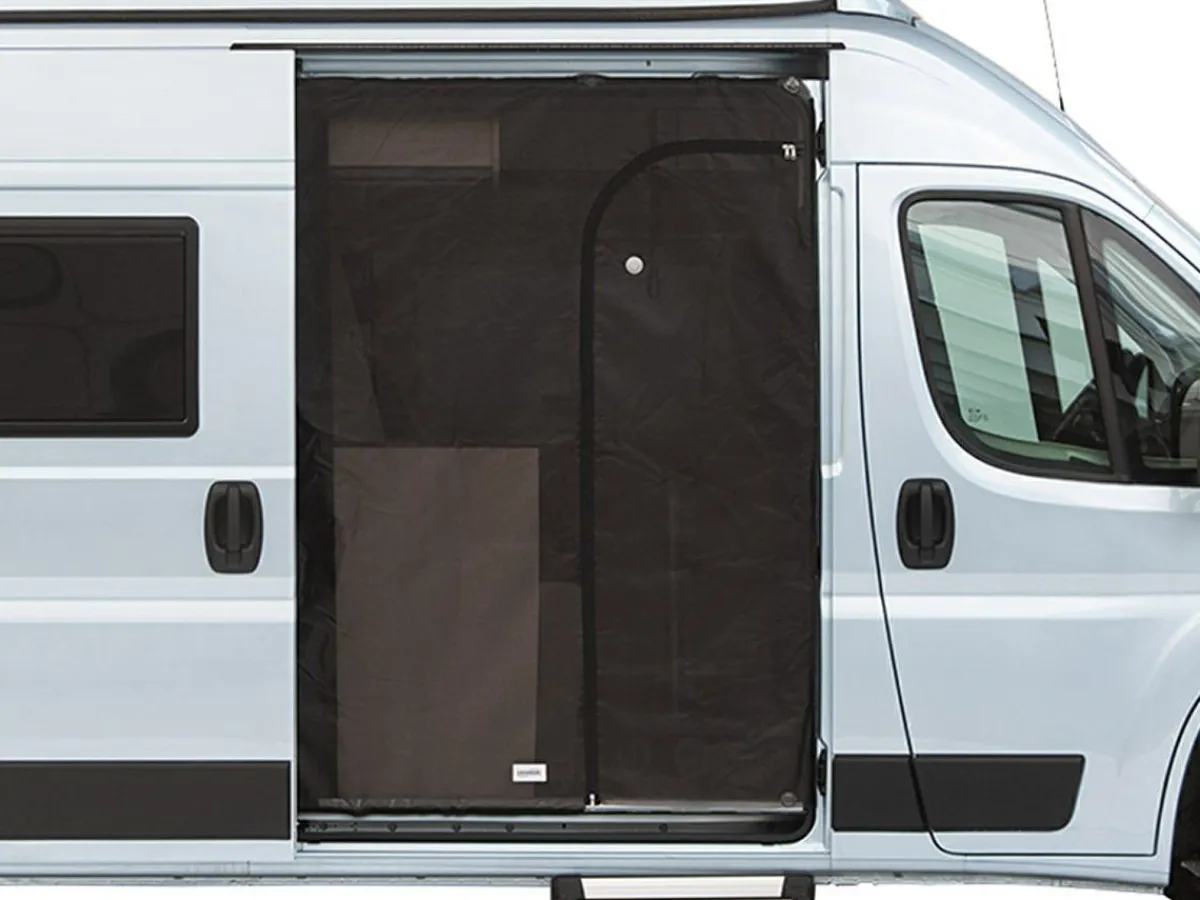 Hindermann Ducato ab 2007 H1 Insektenvorhang Schiebetür< Fliegengitter