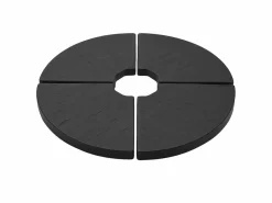 HIXA Aktive Sonnenschirmfüße & -Halter^HIXA Beton Set von 4 Sonnenschirmfliesen - Black
