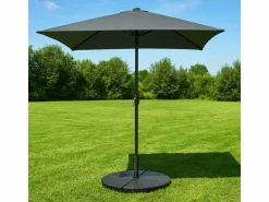 HIXA Aktive Sonnenschirmfüße & -Halter^HIXA Beton Set von 4 Sonnenschirmfliesen - Black