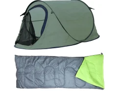 HIXA Aktive Wurfzelte|Verdunkelungszelte^HIXA Green Pop-up-Zelt mit Schlafsack