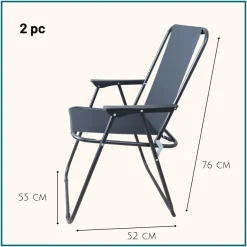 HIXA Aktive Strandstühle^HIXA Strandstuhl - 2er-Set