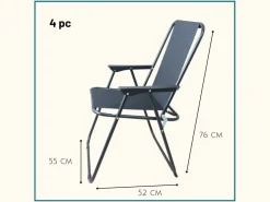 HIXA Aktive HIXA Strandstuhl - 4er-Set< Strandstühle