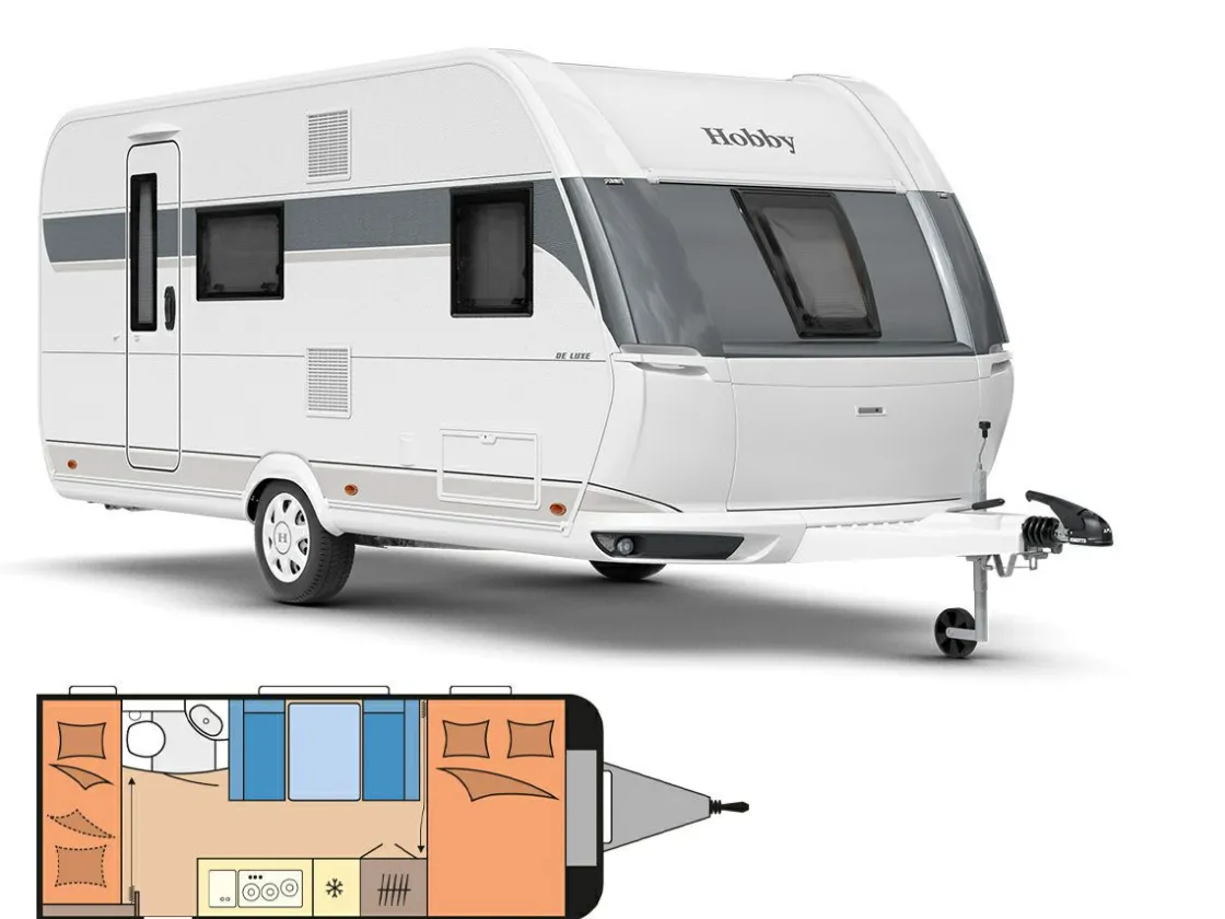 Hobby Alle Wohnwagen|Wohnwagen Neu-De Luxe 490 KMF 2026 Wohnwagen
