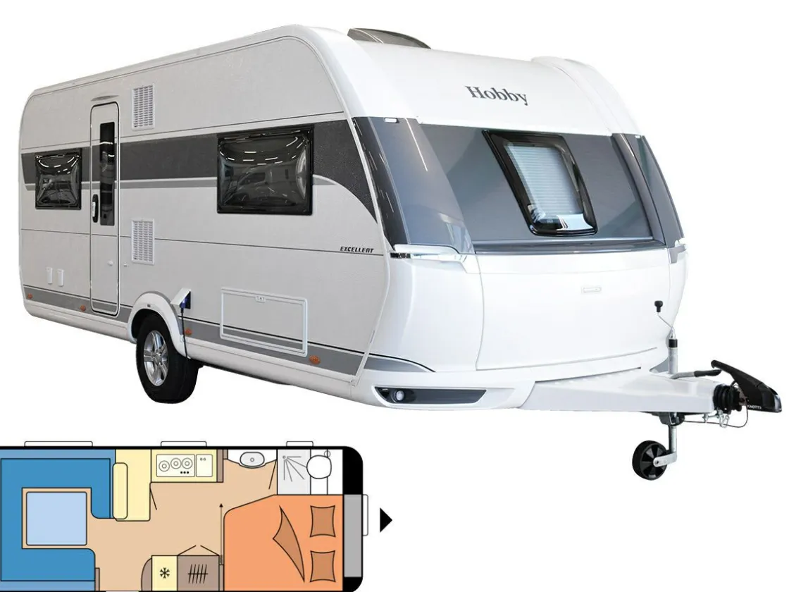 Hobby Alle Wohnwagen|Wohnwagen Neu-Excellent 560 CFe 2025 Wohnwagen