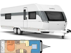 Hobby Alle Wohnwagen|Wohnwagen Neu^Prestige 720 WQC 2026 Wohnwagen