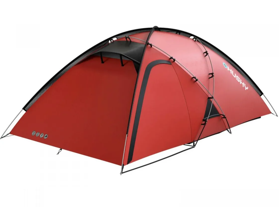 Husky 2 Personen Kuppelzelte|Trekkingzelte-Extreme Felen 2-3 leichtes Zelt - Red