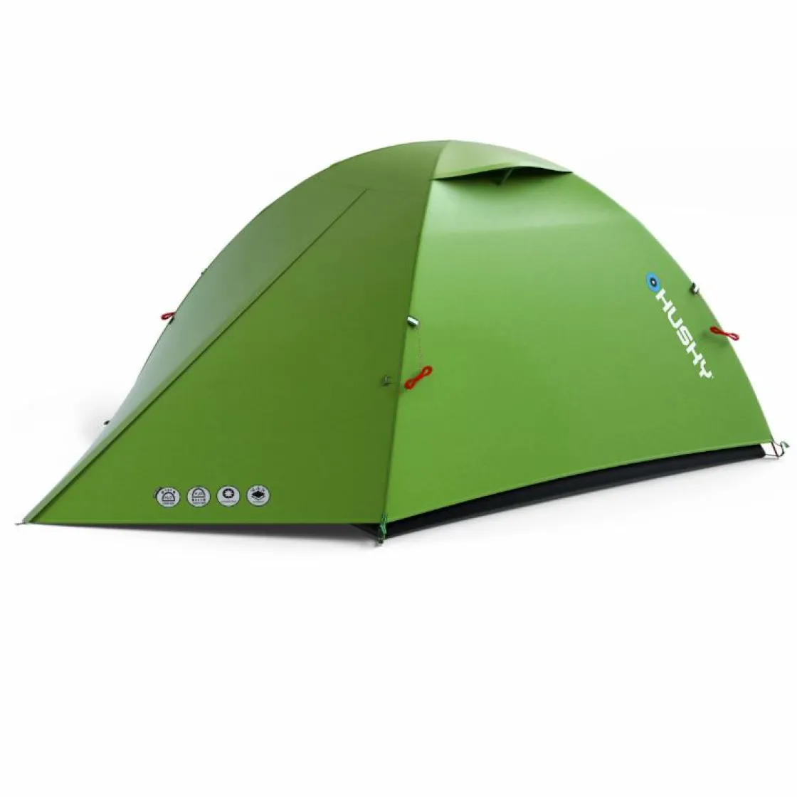 Husky 3 Personen Kuppelzelte|Trekkingzelte-Sawaj 3 leichtes Zelt - Green