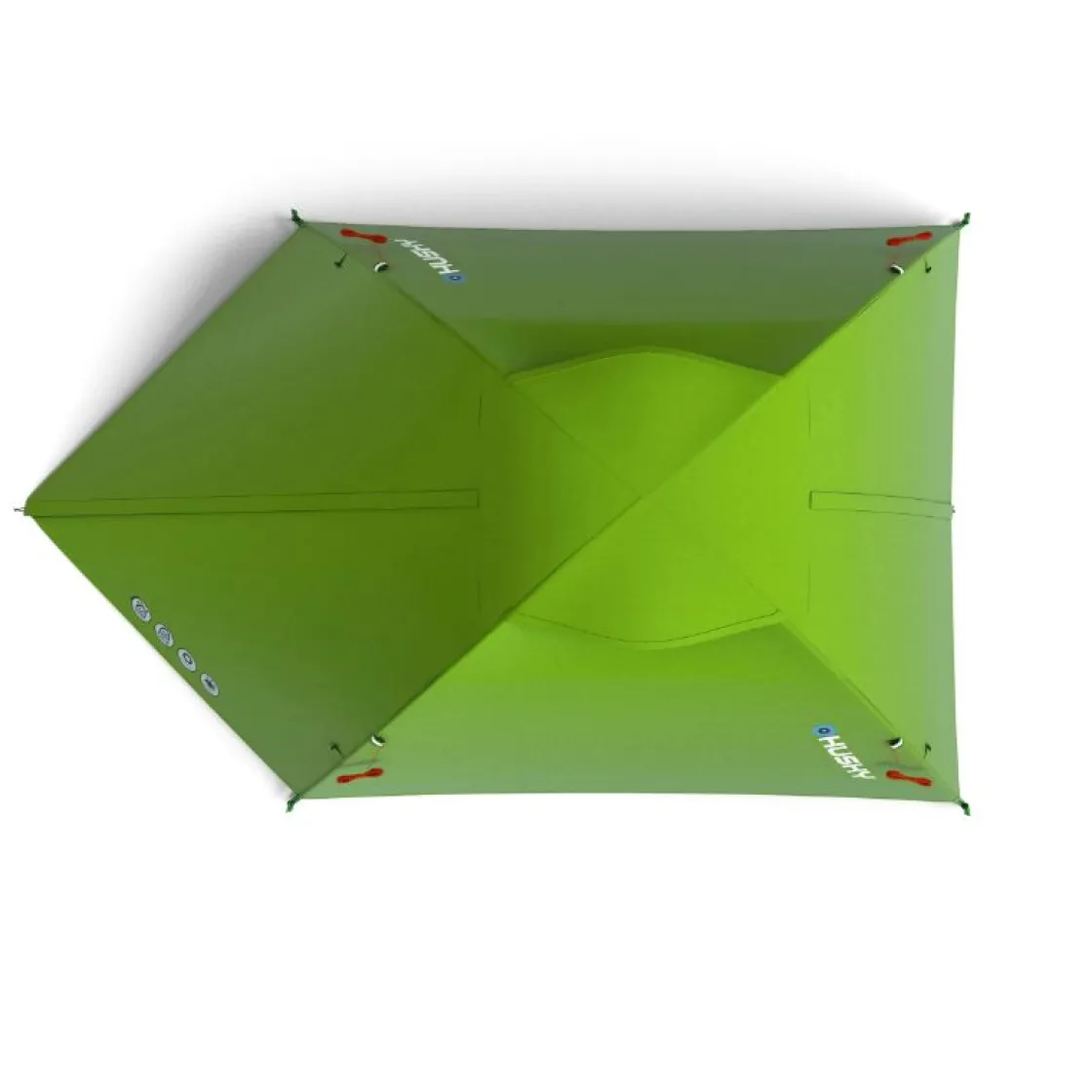 Husky 3 Personen Kuppelzelte|Trekkingzelte-Sawaj 3 leichtes Zelt - Green