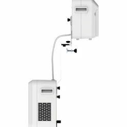 Hyckes Split Klimaanlagen^HyBreeze Air Tragbare Split unit Klimaanlage