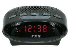 Markenlos Wecker^Ices ICR-210 FM Uhrenradio - Black