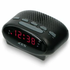 Markenlos Wecker^Ices ICR-210 FM Uhrenradio - Black