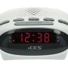 Markenlos Wecker-Ices ICR-210 FM Uhrenradio - White