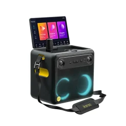 Markenlos Lautsprecher^Ikarao Break X2 Party Lautsprecher Karaoke-Set