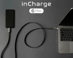 Rolling Square inCharge 6 Max graues Ladekabel< Tv Kabel & Stecker