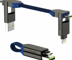 Rolling Square inCharge X Ladekabel - Blue< Tv Kabel & Stecker