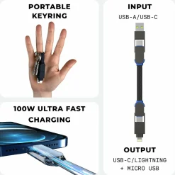 Rolling Square Tv Kabel & Stecker-inCharge X Max Ladekabel