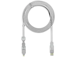 Rolling Square Tv Kabel & Stecker^inCharge XL 30 cm Ladekabel - White