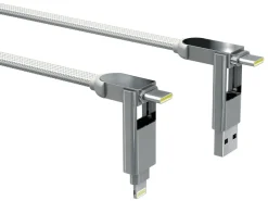 Rolling Square Tv Kabel & Stecker-inCharge XL 3 Meter Ladekabel - White