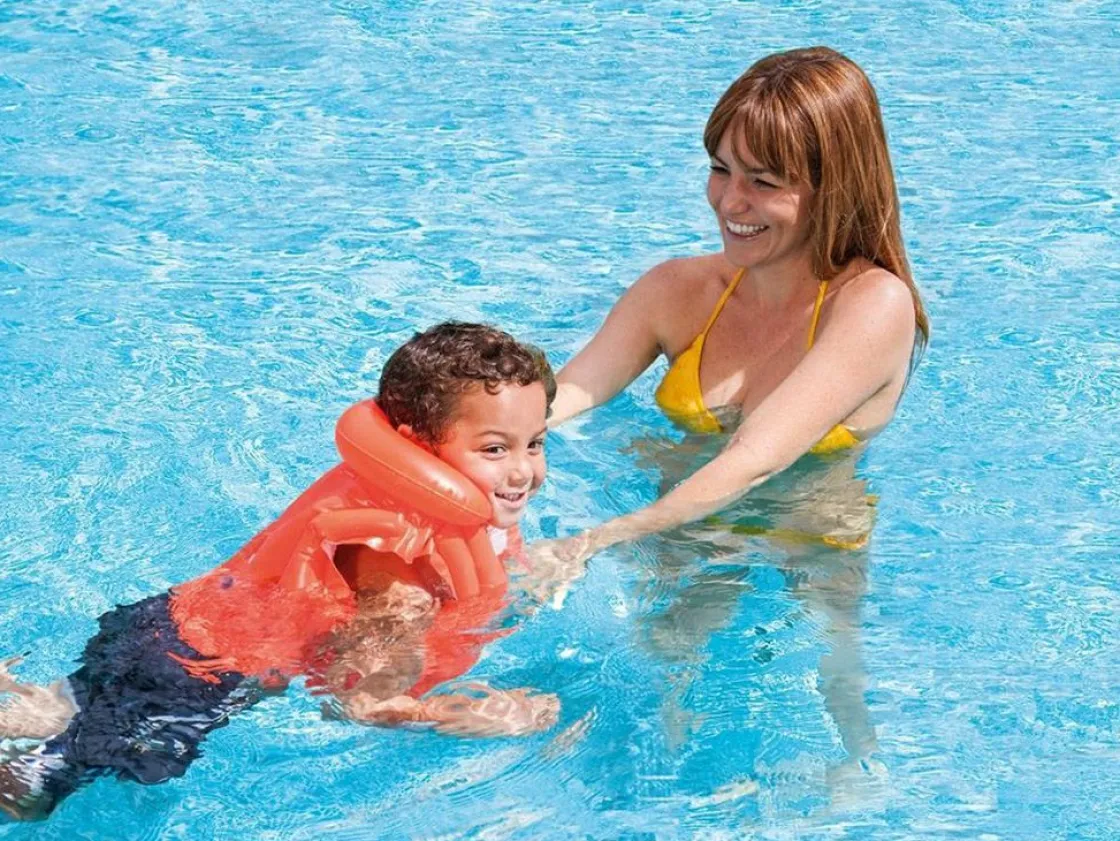 Intex Schwimmwesten-Deluxe aufblasbare Kinderschwimmweste 3-6 Jahre