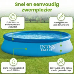 Intex Aufblasbare Pools^easy set 366x76cm pool