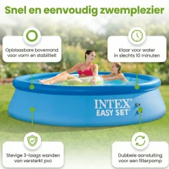 Intex Aufblasbare Pools^easy set 244x61cm pool