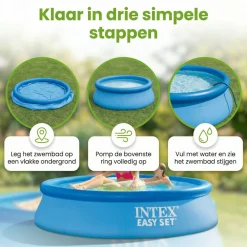 Intex Aufblasbare Pools^easy set 244x61cm pool