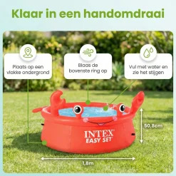 Intex Aufblasbare Pools-easy set 183x51cm pool - krabbe
