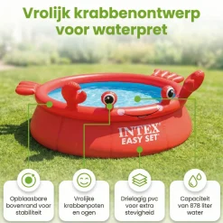 Intex Aufblasbare Pools-easy set 183x51cm pool - krabbe