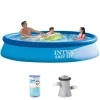 Intex Aufblasbare Pools^easy set 366x76cm pool – 3-teilig
