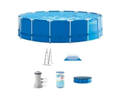 Intex Aufstellpools-metal frame 457x122cm pool – 6-teilig