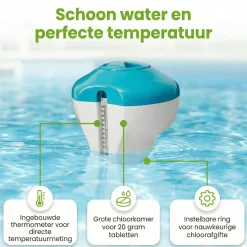 Intex 29043NP chlordosierer mit thermometer< Pool Zubehör