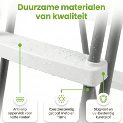 Intex Pool Zubehör-Poolleiter mit extra Sicherheit - 107 cm