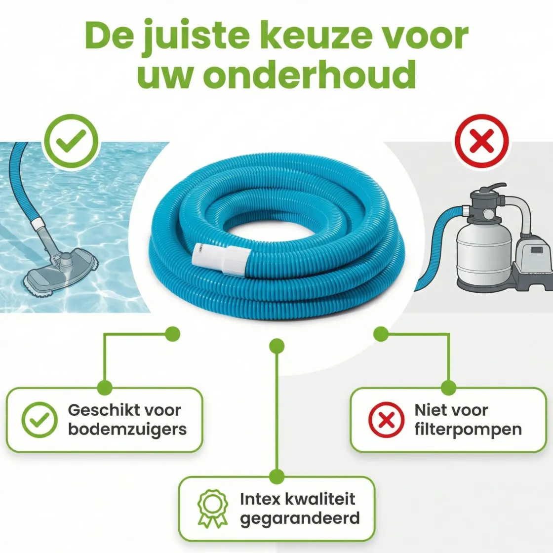 Intex Pool Zubehör-Poolschlauch - 750 cm