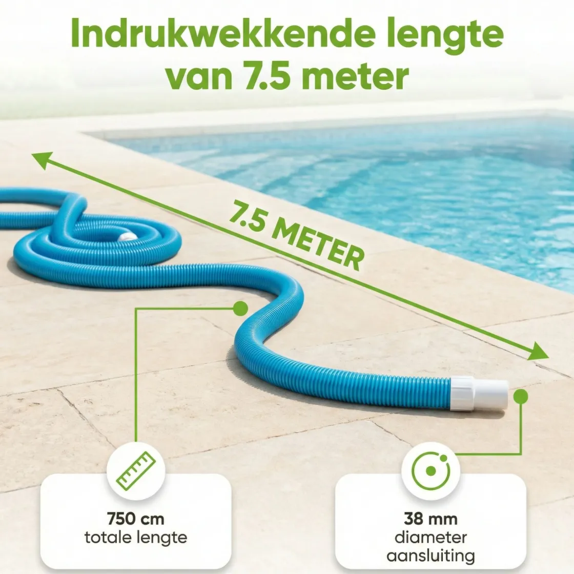 Intex Pool Zubehör-Poolschlauch - 750 cm