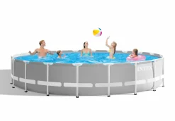 Intex Aufstellpools-Prism Frame 610 cm Pool mit Filterpumpe
