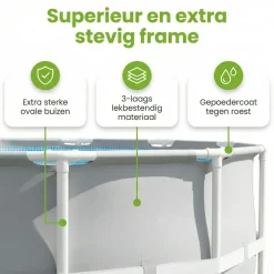 Intex Aufstellpools-prism frame 427x107cm pool – 6-teilig