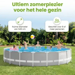 Intex prism frame 549x122cm pool – 6-teilig< Aufstellpools
