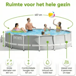 Intex Aufstellpools-prism frame 457x107cm pool – 6-teilig